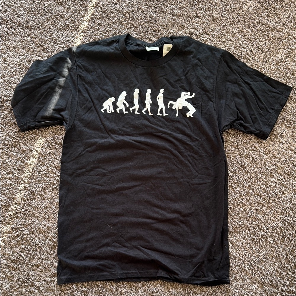 Black Graphic Men's T-Shirt